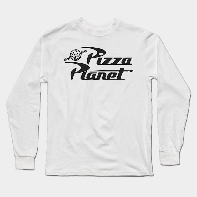 Pizza Planet Tribute - Fan Movie Theater Pizza Planet Movie Tribute - Pizza Planet best Tribute and Designs Piza Pitza Pitsa Planet Tribute - Pizza Lover Pizza Slice - Pizza and Chill Long Sleeve T-Shirt by TributeDesigns